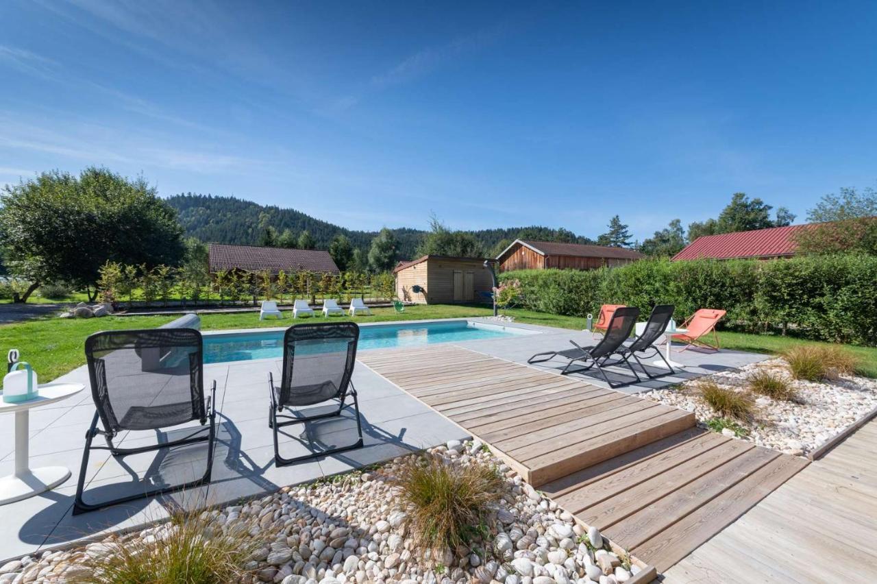 Chalet du Bien-être 15p. Piscine,Spa, Hammam,Pétanque,Basket Gérardmer Exterior foto